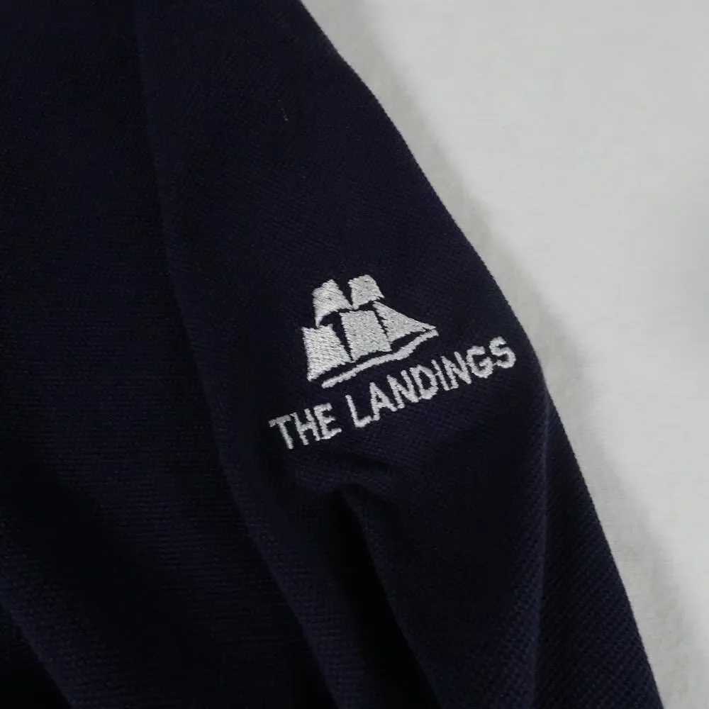 The Landing Ralph Lauren PIMA Cotton Long Sleeve Pony Golf Polo Shirt Men's XL